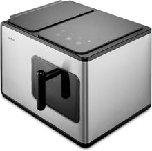 Load image into Gallery viewer, MEDION Ice maker (ice cube size small &amp; large, 2.6 litre water tank, short production time approx. 10 minutes, crystal clear ice cubes, self-cleaning, control window, screen,