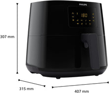 Load image into Gallery viewer, Versuni Philips Airfryer Series 3000 XL, 6.2L (1.2 kg), 14 in 1, 90% Less Fat Thanks to Rapid Air Technology, HomeID Recipe Application, Black (HD9270/90)