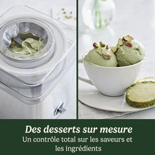Load image into Gallery viewer, Cuisinart Sorbetière - Fait de la crème glacée, du gelato, du sorbet et du yogourt glacé en 40 minutes - Desserts maison - Facile à utiliser - Acier inoxydable - ICE100BCU