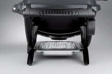 Load image into Gallery viewer, Weber Q1400 Barbecue électrique avec support, surface de cuisson 43 x 32 cm, nomade, grille en fonte émaillée divisée en 2 parties, couvercle et cuve en fonte d'aluminium - Gris foncé (52020853)