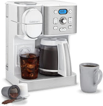 Load image into Gallery viewer, Cuisinart Cafetière, carafe en verre de 12 tasses, cafetière automatique chaude et glacée, machine à café à serveur unique, acier inoxydable noir, SS-16BKS