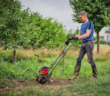Load image into Gallery viewer, Einhell Motobineuse électrique GC-RT 1545 M (puissance de 1 500 W, moteur série, interrupteur de sécurité 2 points, débrayage anti-surcharge, guidon repliable, fraises de binage robustes)