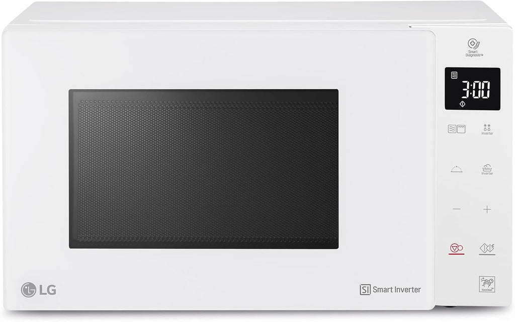 LG - Micro-ondes Grill Smart Inverter blanc