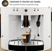 Load image into Gallery viewer, Krups Coffee Bean Machine, 1.7 L, 2 Cups Simultaneously, Automatic Cleaning, Steam Nozzle for Cappuccino, Espresso Maker, Essential Black YY8125FD