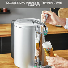 Load image into Gallery viewer, Krups Beertender Machine bière pression, Fûts de 5 L, Marques du groupe Heineken, Témoin lumineux, Température et mousse parfaites, Bière fraîche, Installation facile, Compact noire VB450E10