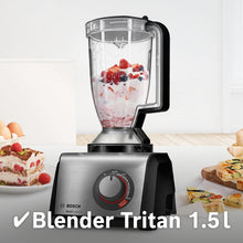 Load image into Gallery viewer, Bosch MultiTalent 8 MC812M844 – Robot de cuisine polyvalent avec plus de 50 fonctions – 1250 W – Grande capacité de 3,9 L – Couleur : Noir