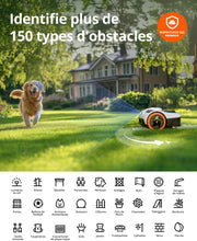 Load image into Gallery viewer, Navimow i105E Robot Tondeuse sans Fil périphérique, Recommandé 500 m², Max. 600 m², RTK+Vision Tondeuse Robot Gazon, IA cartographie Automatique, Limite virtuelle, Gestion multizone