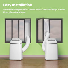 Load image into Gallery viewer, COMFEE' Climatiseur Mobile 9000 BTU/h 2,6kW, 3-EN-1 Refroidisseur Déshumidificateur Ventilateur, Fonction Follow me, Minuterie, Mode nuit, Pour salon et maison de 33㎡/88m³, MPPH-09CRN7, R290