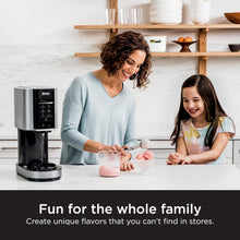 Load image into Gallery viewer, Ninja NC301 CREAMi Ice Cream Maker, for Gelato, Mix-ins, Milkshakes, Sorbet, Smoothie Bowls &amp; More, 7 One-Touch Programs, with (2) Pint Containers &amp; Lids, Compact Size, Perfect for Kids, Silver
