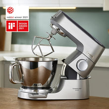 Load image into Gallery viewer, Kenwood Titanium Chef Baker KVC65.001WH, Pastry Robot with Integrated Scales, Including 3-Piece Pastry Set, Spatula &amp; Splash Protection, 1200 W, White