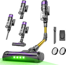 Load image into Gallery viewer, Ultenic U20 Aspirateur Balai sans Fil, 55kPa/60min Aspirateur sans Fil, Technologie GreenEye, Tube Pliable, Brosse de Sol TangleTame, Puissant pour Poils Animaux, Sol Dur et Voiture