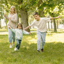 Load image into Gallery viewer, Aire de jeux enfant Montessori - 3 en 1 Balançoire, Toboggan, Cabane en bois modulable