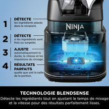 Load image into Gallery viewer, Ninja Detect Power Blender Pro &amp; Single Serve 2-in-1, 1200W Blender with 2L Container, 2 Individual Cups, Blender for Smoothies and Iced Drinks, Vegetable Chopping, Black, TB301EU