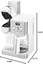 Load image into Gallery viewer, Cuisinart Cafetière, carafe en verre de 12 tasses, cafetière automatique chaude et glacée, machine à café à serveur unique, acier inoxydable noir, SS-16BKS