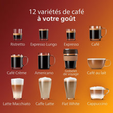 Load image into Gallery viewer, Philips Série 5400 Machine Expresso - Café à Grain - LatteGo Mousseur à Lait, 12 Spécialités de Café, Affichage Intuitif, 4 Profils Utilisateur, Noir (EP5441/50)
