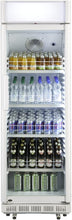 Load image into Gallery viewer, METRO Professional Réfrigérateur à Boissons GSC2360B, Acier/Verre, 62 x 63.6 x 175.3 cm, 347 L, avec Serrure, Noir