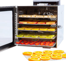 Load image into Gallery viewer, Vita5 Nobel Pro6 Deshydrateur Alimentaire avec 6 Plateaux en Inox - Déshydrateur avec Minuterie 24h et Température 35-75 °C - Deshydrateur Viande, Fruits, Champignons - 650W Déshydrateur Alimentaire
