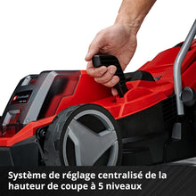 Load image into Gallery viewer, Einhell Tondeuse à gazon sans fil GE-CM 18/33 Li Kit Power X-Change (18V, Largeur de Coupe 33cm, Surface conseillée 200 m²) Livré avec Batterie 4,0 Ah et Chargeur