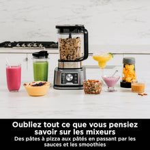 Load image into Gallery viewer, Ninja Foodi Power Nutri Blender 3-in-1 Blender for Smoothie Bowls, Thick Spreads and Iced Drinks, Automatic Programs, 2.1 L, 700 ml and 400 ml, 1200 W, Silver CB350EU