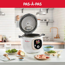 Load image into Gallery viewer, Moulinex Cookeo Mini Smart High Pressure Multicooker, 3L, 2 People, 150 Built-in Recipes, Unattended Cooking, Step-by-Step Guide, Compact, Moulinex App CE880410