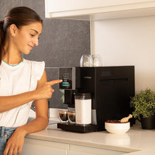 Load image into Gallery viewer, Cecotec Machine à Café Superautomatique Cremmaet Compactccino Black Rose, 19 bars, Réservoir à lait, Système Thermoblock, 5 niveaux de mouture, Réservoir à café 150g