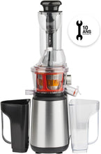 Load image into Gallery viewer, Extracteur de Jus de Fruits et Légumes vertical GSX24 H.Koenig Centrifugeuse Vitamin + sans BPA - 82 mm Large Bouche - 3 tamis pour jus fin ou épais et sorbet - Pression douce - 50 tours 400 W