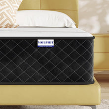Load image into Gallery viewer, MOLPHIT Oeko-TEX Certified Mattress 90 x 190 cm, Thickness 25 cm, Independent Pocket Sprung Mattress, Adult and Children's Bed Mattress, Single Mattress, Perfect Support, Durable and Quiet
