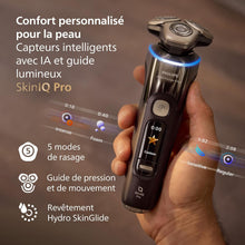 Load image into Gallery viewer, Philips Rasoir i9000 Prestige Ultra, Rasoir électrique 100% étanche, Technologie Skin IQ Pro, Système Triple Lift &amp; Cut, Lames de précision NanoTech rotatives 360°, 5 modes de rasage, XP9401/38