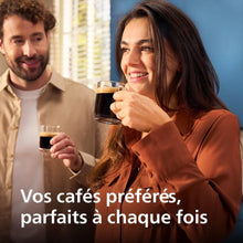Load image into Gallery viewer, Philips Série 2200 Machine Expresso Automatique - 2 Boissons, Mousseur à Lait Classique, Écran Tactile, Broyeur Céramique, Aroma Seal, Noir Mat (EP2220/10)