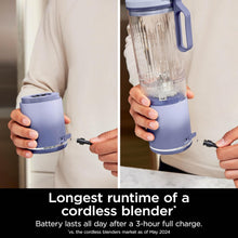 Load image into Gallery viewer, Ninja Blast Max, Portable Blender + Twist &amp; Go, Personal Smoothie, Blend, Ice Crush, 3 Programs, Cordless, 22 oz removable Vessel, Dishwasher Safe, Leakproof, Navy, BC251NV