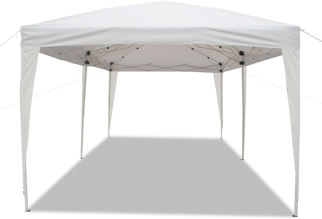 Goutime tonnelle Pliante 3x6,Pop up canopée Gazebo Tente de fête,4 Murs détachables Même Sac à roulettes,abri de Jardin Exterieur,Tente de réception（Blanc）