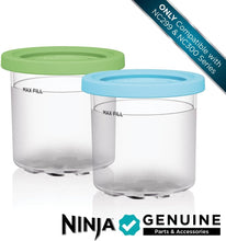 Load image into Gallery viewer, Ninja NC301 CREAMi Ice Cream Maker, for Gelato, Mix-ins, Milkshakes, Sorbet, Smoothie Bowls &amp; More, 7 One-Touch Programs, with (2) Pint Containers &amp; Lids, Compact Size, Perfect for Kids, Silver