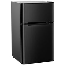 Load image into Gallery viewer, Réfrigérateur Compact Mini-réfrigérateur 90 L Congélateur Séparé avec Design à 2 Portes Fonctionnement Silencieux Blanc/Gris/Noir