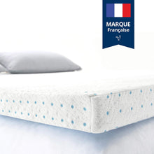 Load image into Gallery viewer, ViscoSoft - Surmatelas 160 x 200 Gel, Surmatelas Rafraichissant Memoire de Forme 5cm, Effet Frais et Relaxant, Housse Bambou Lavable &amp; Amovible, Surmatelas Gel Confort Moelleux (160 x 200 x 5 cm)