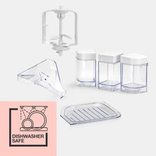 Load image into Gallery viewer, Cuisinart Sorbetière | machine à crème glacée, yaourt glacé, gelato, sorbet, sans produits laitiers | Distributeur de garniture | facile à utiliser | 1.42L fait 6 portions | Prêt en 20mins | ICE48U