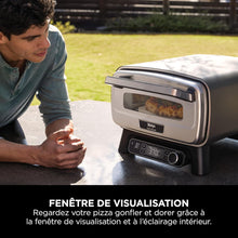 Load image into Gallery viewer, Ninja Woodfire 8-in-1 Electric Outdoor Pizza Oven, Rotisserie &amp; Smoker BBQ with Grate, Pro-Heat Plate, Pizza Stone, Wood Pellets and Shovel, 6 Settings, Dark Orange OO101EU