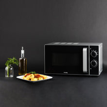 Load image into Gallery viewer, H.Koenig Micro-Ondes Four Grill 2 en 1 VIO9, 25L, Plateau tournant 27cm, 10 modes de cuisson jusqu’à 1000W, Décongélation, Cuisson combinée, écran LCD [Classe énergétique A+]