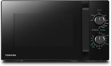 Load image into Gallery viewer, Toshiba Micro-ondes 20L MW2-MM20P(BK), Micro-ondes sur Pied, 800W, 5 Niveaux de Puissance, avec Décongélation Facile, éclairage LED à l'intérieur, Noir