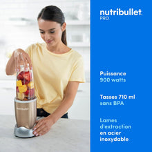 Load image into Gallery viewer, nutribullet Pro 900, Electric Blender, Chopper, Smoothie Blender, Multifunctional, Power 900 Watts, NB904CP, Champagne