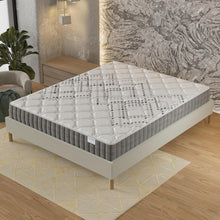 Load image into Gallery viewer, November- Matelas Eliha 120x190cm- Technologie Hybrid: Ressorts ensachés + Mousse HDensité-Épaisseur 20cm- Soutien Tonique &amp; indépendance de Couchage- Label SANITIZED(Anti bactérien/acarien)