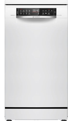 Bosch SPS6YMW14E, Série 6, Lave-vaisselle 45cm, Pose-libre, Blanc