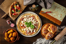 Load image into Gallery viewer, Ariete Pizza Oven 918, Pizza 4 Minutes, 5 Cooking Levels, Refractory Plate for Heating, Wooden Blades Included, Maximum Temperature 400°C, 1200W, White