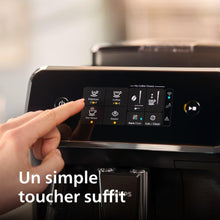 Load image into Gallery viewer, Philips Série 2200 Machine Expresso Automatique - 2 Boissons, Mousseur à Lait Classique, Écran Tactile, Broyeur Céramique, Aroma Seal, Noir Mat (EP2220/10)