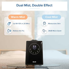 Load image into Gallery viewer, LEVOIT OasisMist 1000S (10L) Smart Humidifier for Home Large Room Bedroom, Last 100 Hours Suitable for Indoor Plant, Cover up to 600ft², Easy Top Fill, Remoter &amp; Voice Control, Auto Mode, Quiet, White