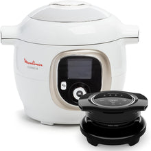 Load image into Gallery viewer, Moulinex, Cookeo Multicuiseur intelligent 6L, 150 recettes intégrées, Cuisson sans surveillance, Ecran intuitif, Guide de cuisson, Application MyMoulinex, 1600W, Blanc, 15 ans réparabilité