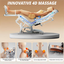 Load image into Gallery viewer, HealthRelife Fauteuil de Massage Complet du Corps avec Balayage corporel Mains robotiques 3D Housse de siège de Massage Shiatsu Intelligente avec Fonction vocale Chauffage du Dos (Bleu)