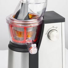 Load image into Gallery viewer, Extracteur de Jus de Fruits et Légumes vertical GSX24 H.Koenig Centrifugeuse Vitamin + sans BPA - 82 mm Large Bouche - 3 tamis pour jus fin ou épais et sorbet - Pression douce - 50 tours 400 W
