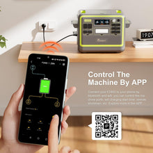 Load image into Gallery viewer, FOSSiBOT F2400 Station électrique portable CA 2400W (4800W Pic), Station Silencieux Solaire 2048Wh LiFePO4, Groupe Générateur Électrique Onduleur Alimentation de Secours à Domicile Camping