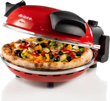 Load image into Gallery viewer, Ariete Pizza Oven 918, Pizza 4 Minutes, 5 Cooking Levels, Refractory Plate for Heating, Wooden Blades Included, Maximum Temperature 400°C, 1200W, White