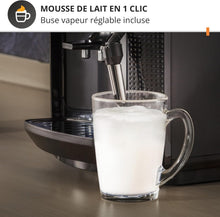Load image into Gallery viewer, Krups Coffee Bean Machine, 1.7 L, 2 Cups Simultaneously, Automatic Cleaning, Steam Nozzle for Cappuccino, Espresso Maker, Essential Black YY8125FD